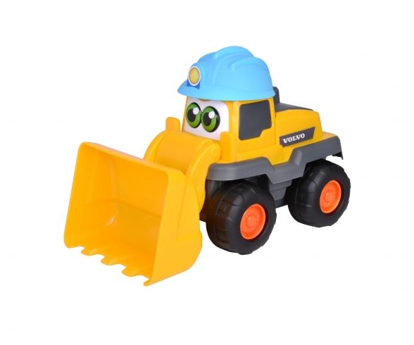 Dickie - ABC Volvo Camion Chargeur Pelleteuse Lucie 25cm - Véhicule Premier Âge - Fonctions Sonores - Dès 12 Mois
