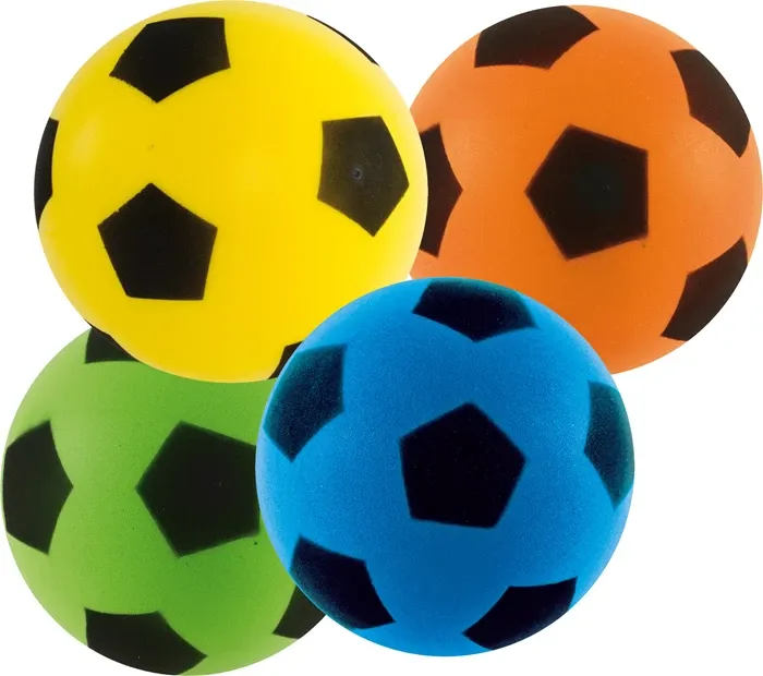 Ballon Super Soft, Ø 22 cm couleur assorti, en mousse, dès 3 ans, balle mousse