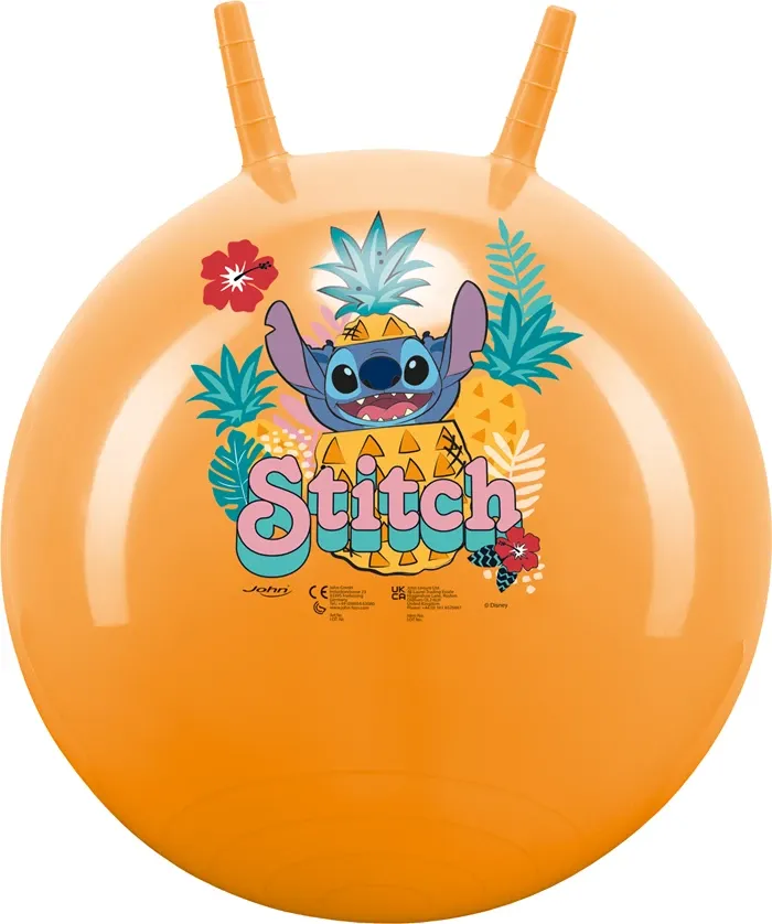 Ballon sauteur Stitch Ø 45-50 cm avec poignées, dès 3 ans