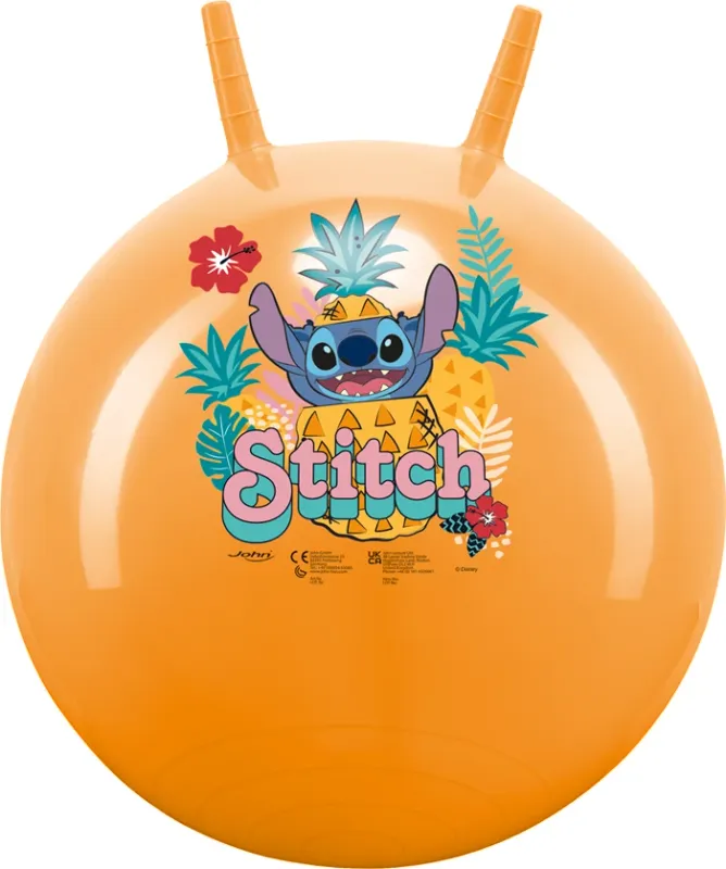 Ballon sauteur Stitch Ø 45-50 cm avec poignées, dès 3 ans