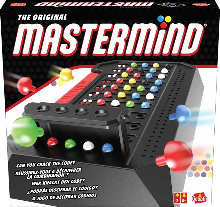 Mastermind, d/f/i dès 8 ans, 2 joueurs, jeu de déduction et de logique