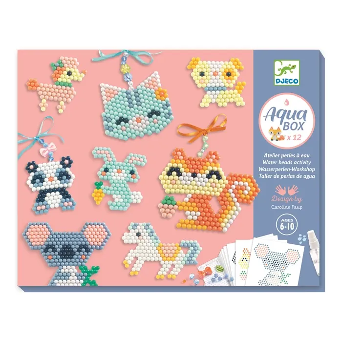 Djeco Artistic aqua Fourrures, perles à eau