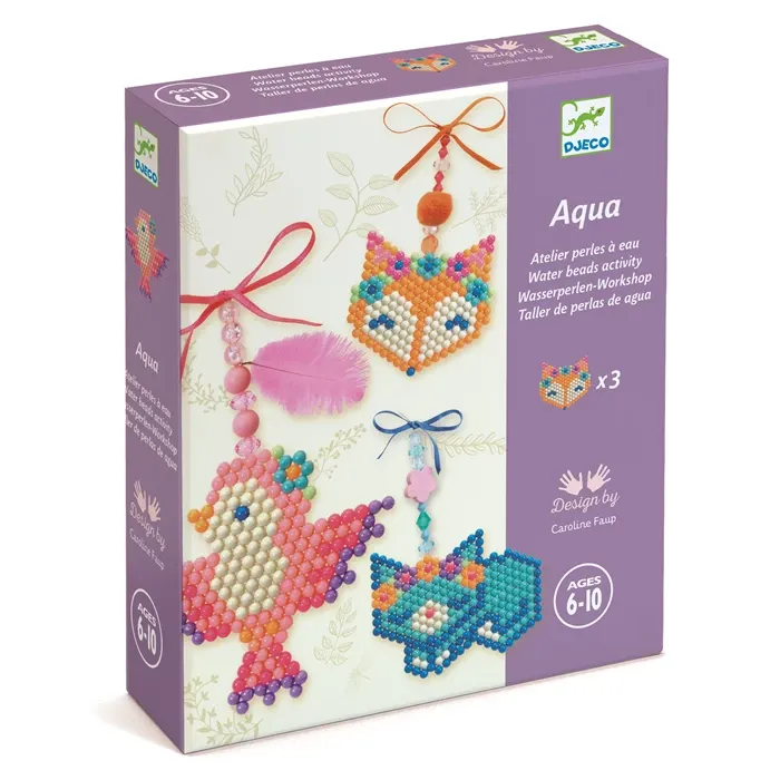 Djeco Artistic aqua marins, perles à l'eau