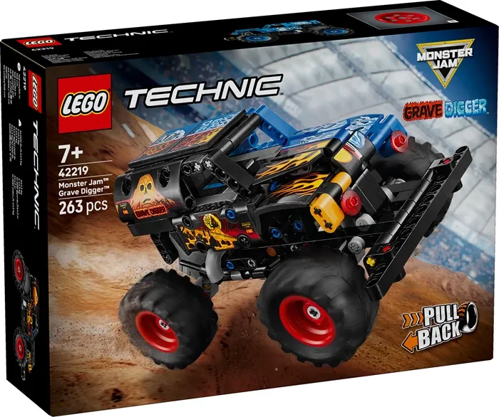 Monster Jam Grave Digger Feu et glace Lego Technic, 263 pcs., dès 7 ans