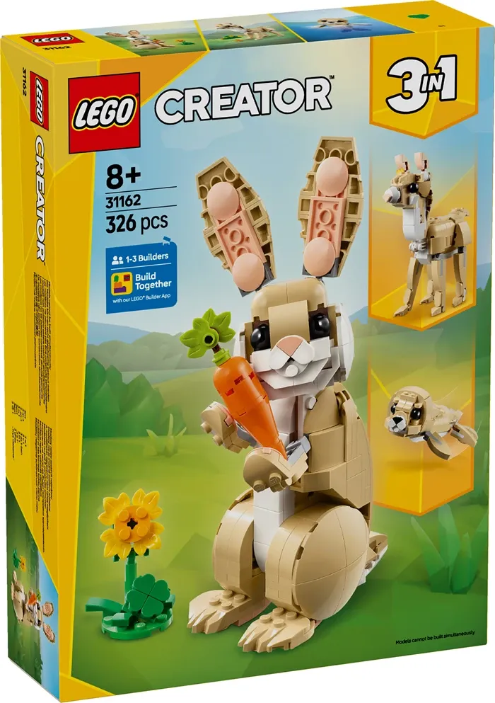 L’adorable lapin Lego Creator, 326 pcs., dès 8 ans
