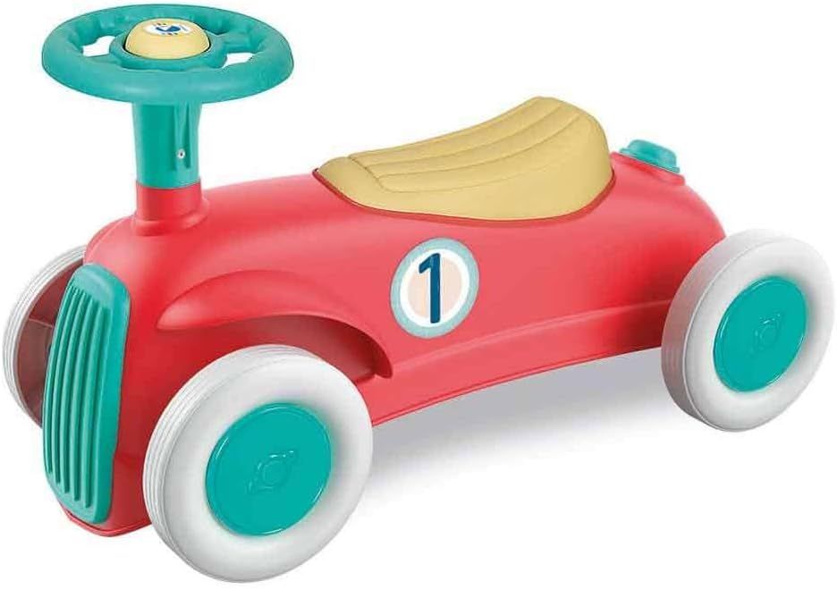 Baby Clementoni - Porteur Style Vintage - Ma Première Voiture - Jouet Premier Âge pour Bébés- de 12 à 36 Mois