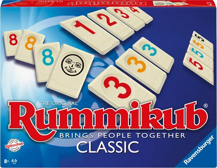 Rummikub Classic, d/f/i dès 8 ans, 2-4 joueurs, jeu de famille passionnant