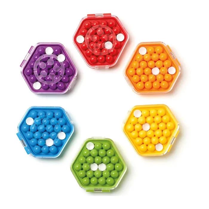 Jeu de défis Smart Games, IQ Mini Hexpert (mult)  6 couleurs assorti