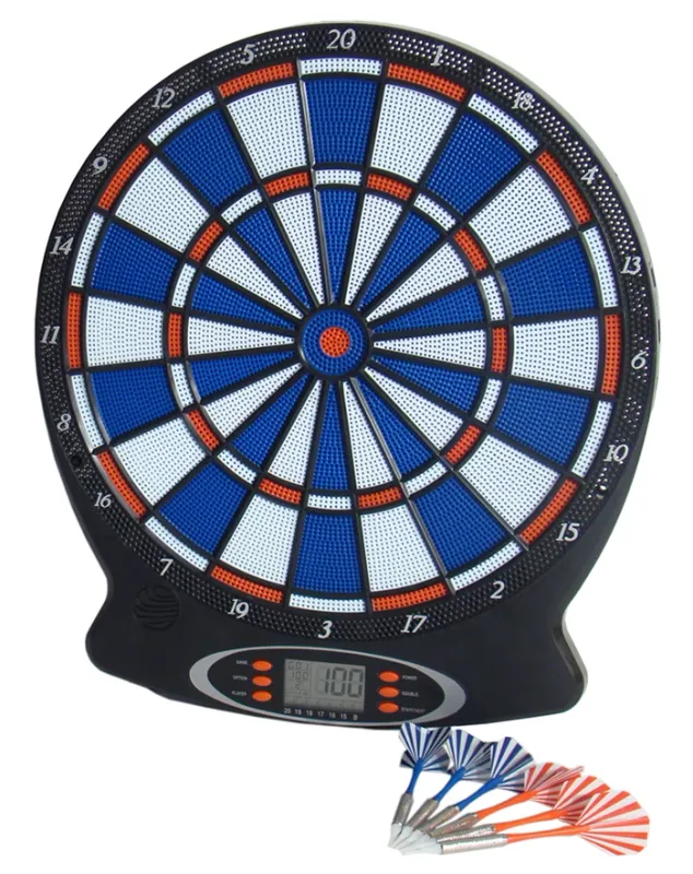 Dartboard Electronic Devil 2 1-8 joueurs, 6 darts, piles 3xAA non incl. Jeu de fléchettes électronique