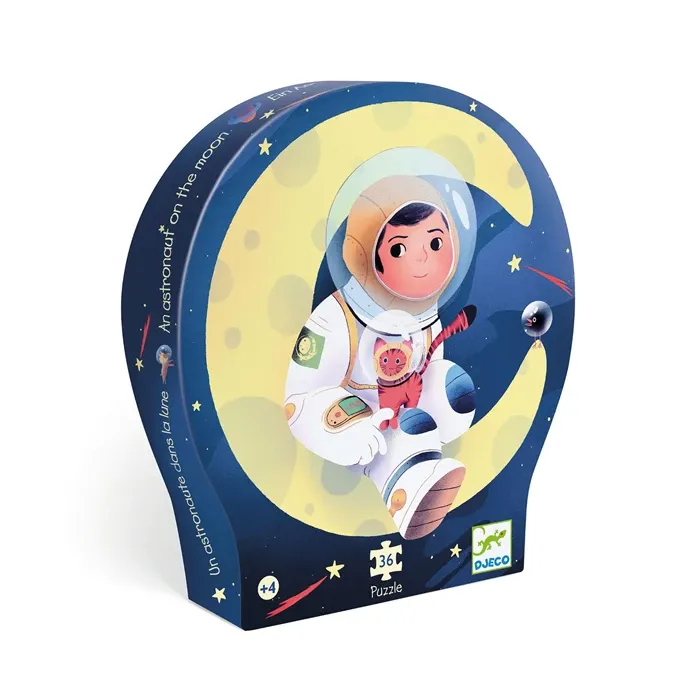 Djeco Puzzle Un astronaute dans la lune 36 pcs