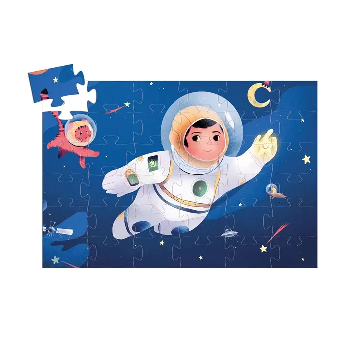 Djeco Puzzle Un astronaute dans la lune 36 pcs