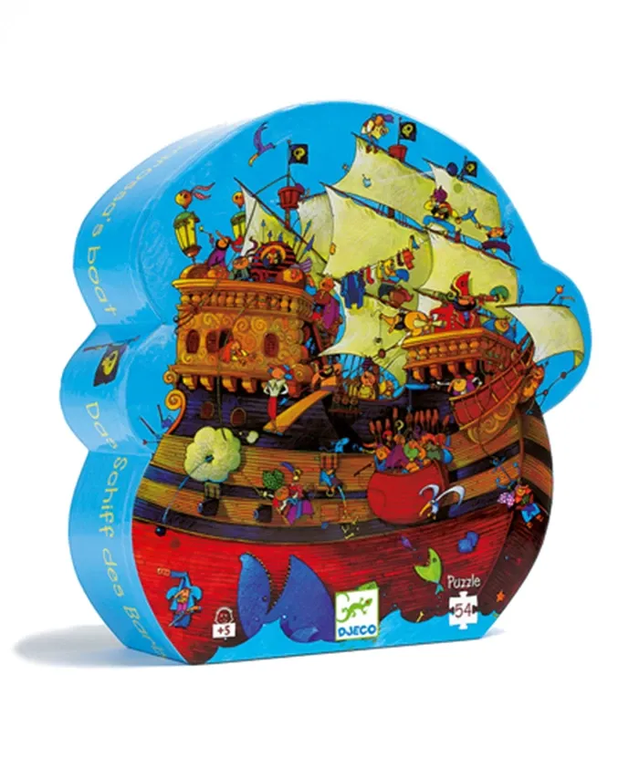 Djeco Puzzle Bateau de Barberousse 54 pcs
