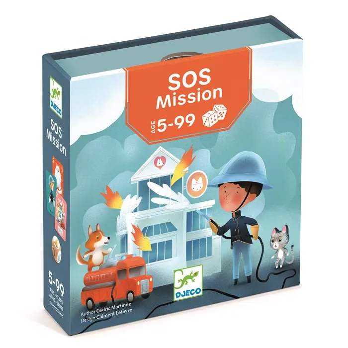 Djeco Jeu de dés SOS Mission