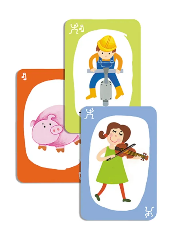 Jeu de cartes Pouet Pouet (mult), jeu de bruits et de mimes