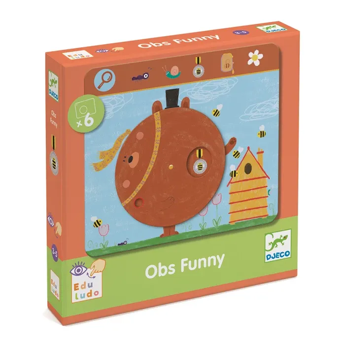Djeco Edulodo Obs Funny (mult), jeu cherche et trouve dès 3 ans