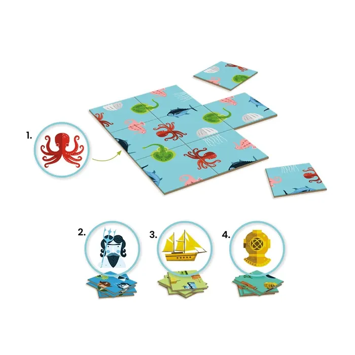 Djeco Puzzle Défis, Impossible Ocean