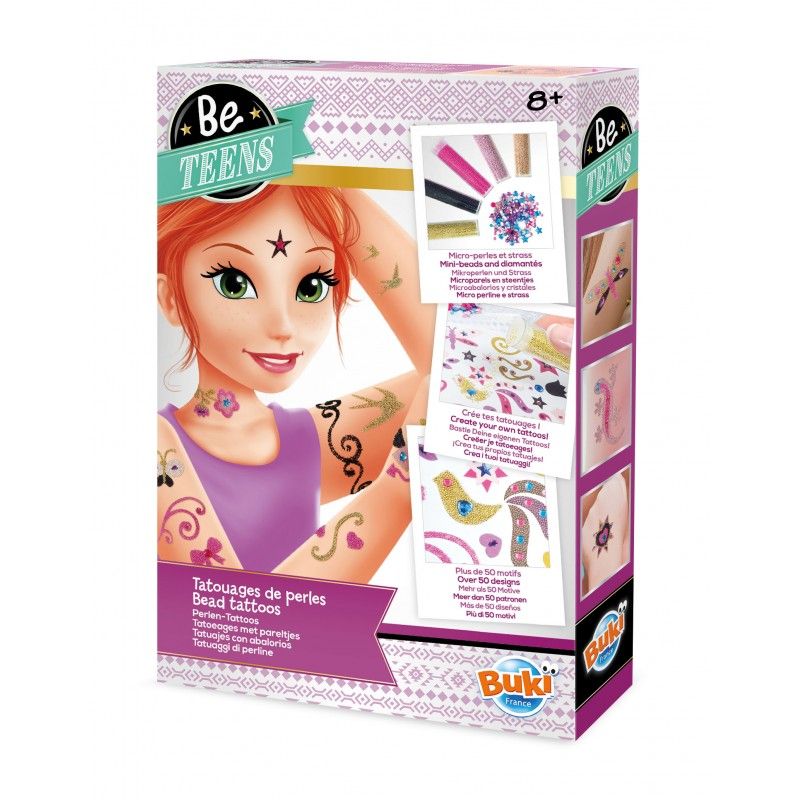 Buki Tatouages de perles, loisir créatif à partir de 8 ans