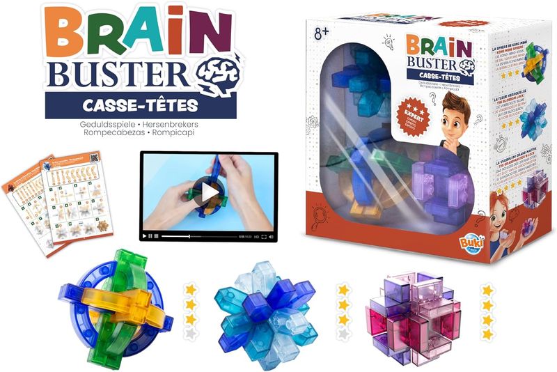 Buki Brain Buster Cass-tête 3 pièces Expert