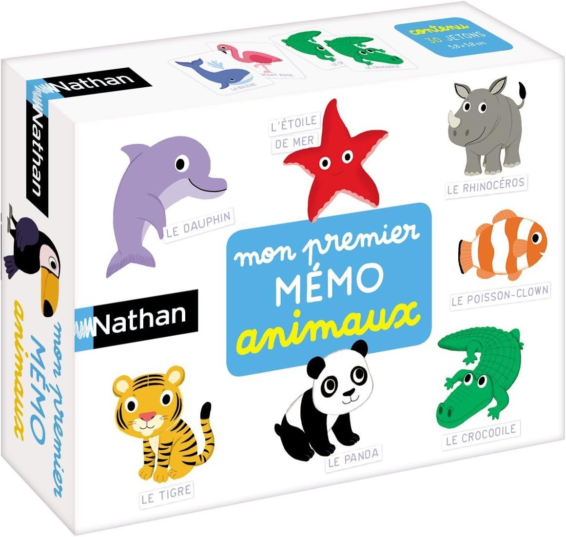 Nathan Mon premier Mémo, animaux