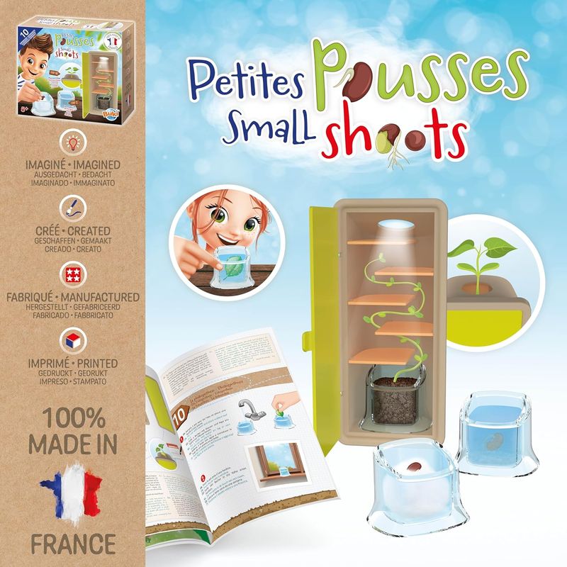 Petite Pousse - Kit Expérience Germination pour Enfants | Découverte Ludique des Graines et de la Nature | Coffret Éducatif dès 5 Ans - Made in France