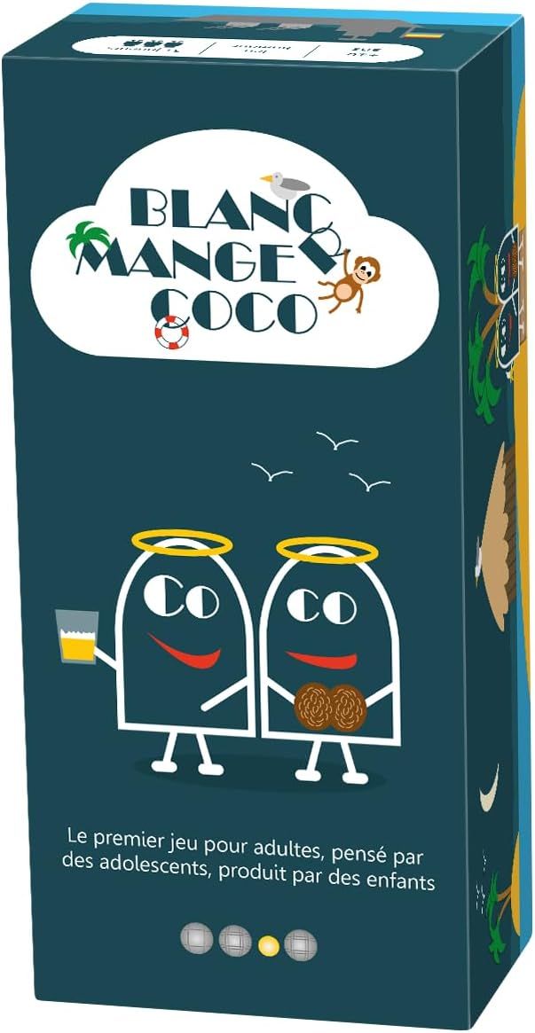 BLANC MANGER COCO – Le 1er Jeu pour Adultes pensé par des Ados, Produit par des Enfants - 600 Cartes