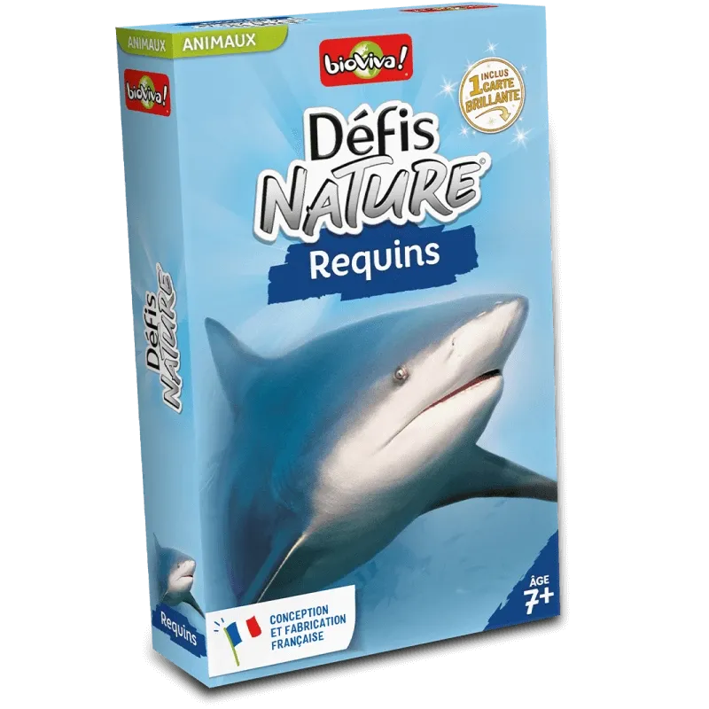 Bioviva Défis nature Requins, jeu de cartes