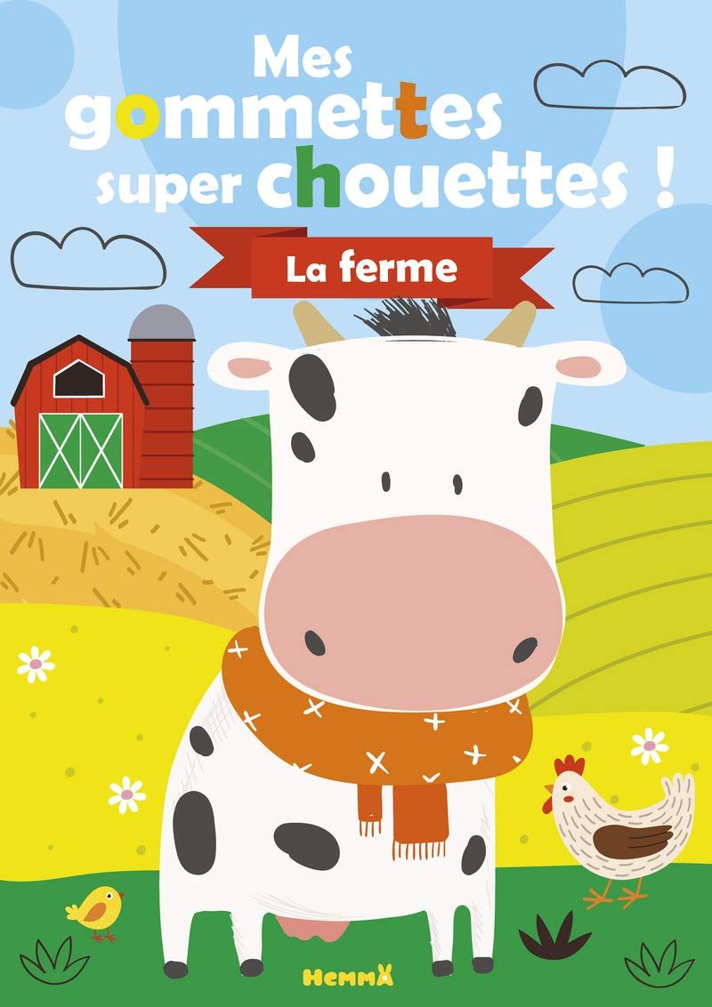 Mes gommettes super chouettes ! La ferme (Vache)