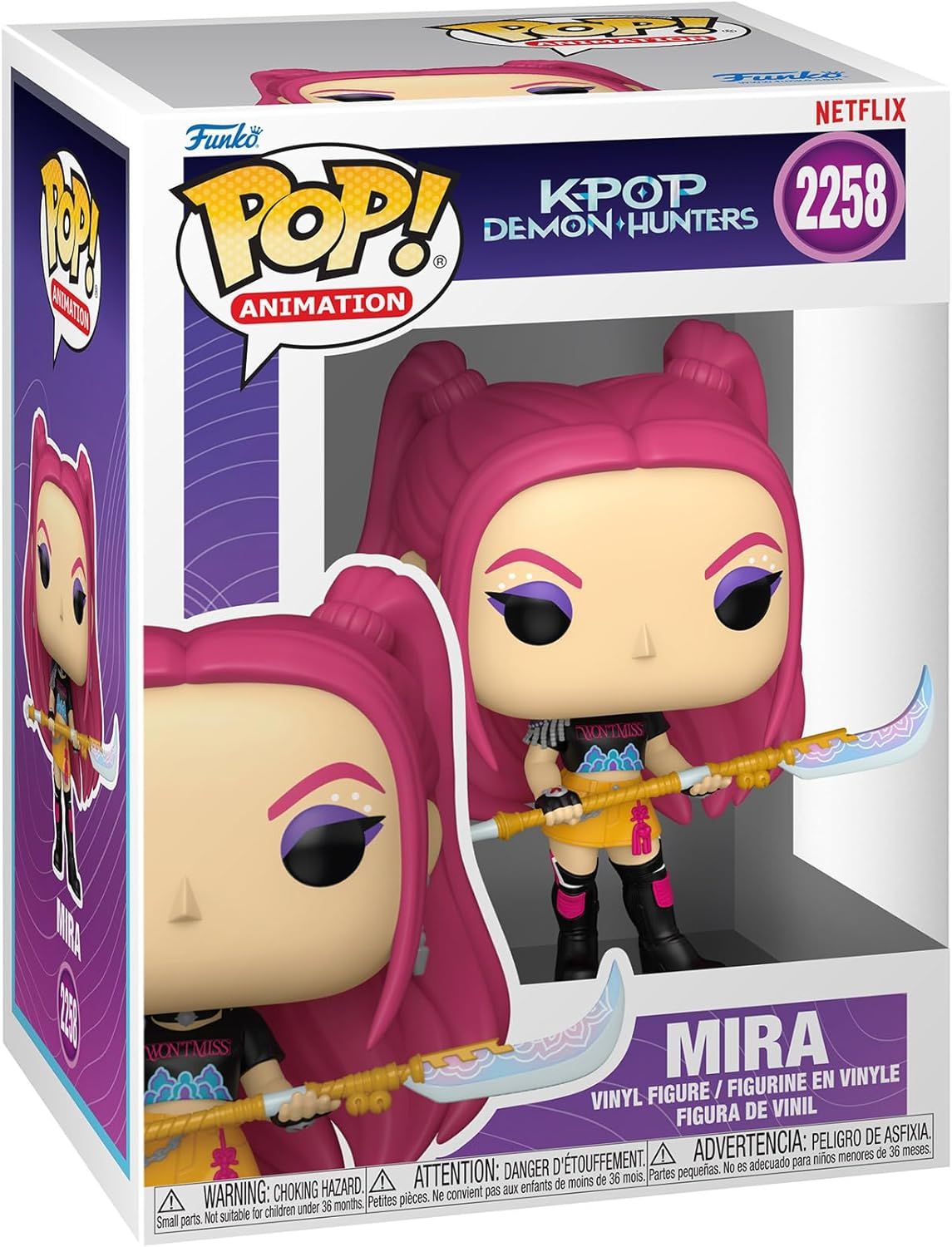 Funko Pop Animation: Kpop Demon Hunters - Mira - Figurine en Vinyle à Collectionner - Idée de Cadeau - Produits Officiels