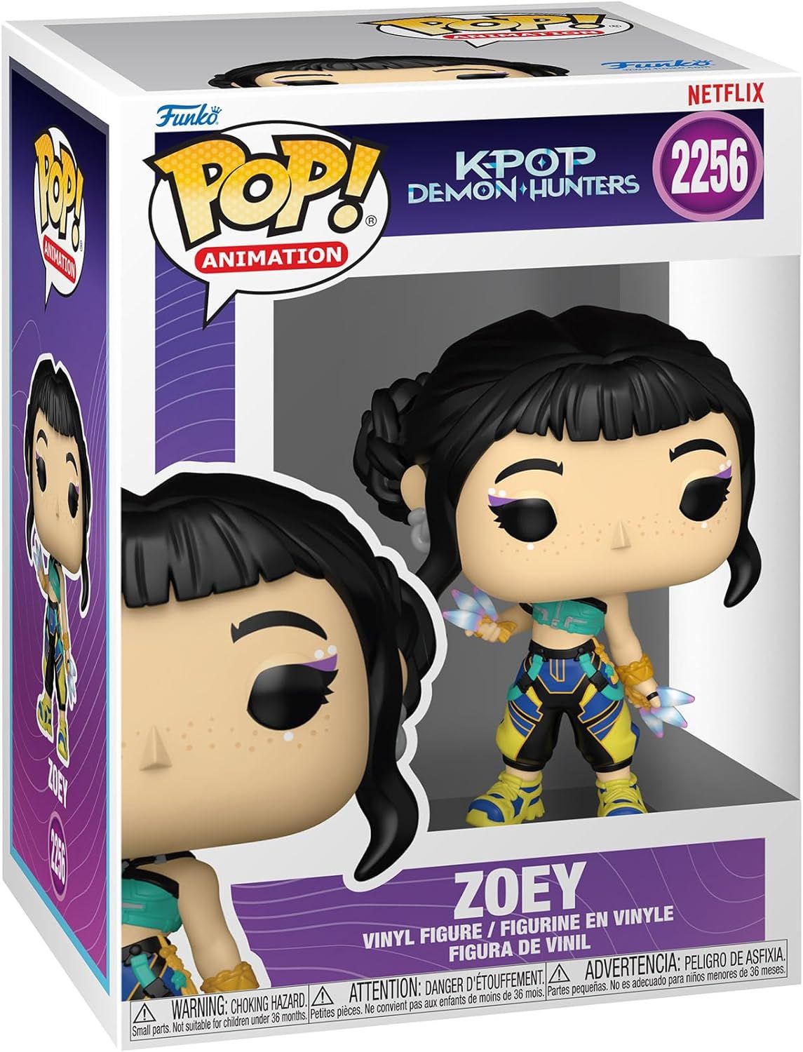 Funko Pop Animation: Kpop Demon Hunters - Zoey - Figurine en Vinyle à Collectionner - Idée de Cadeau - Produits Officiels