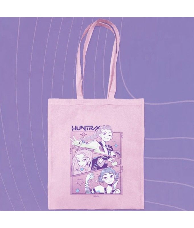 K-POP Cabas en toile , eco-responsable, Huntrix Light Pink
