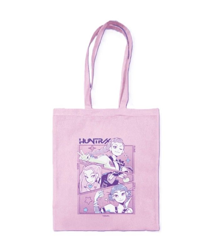 K-POP Cabas en toile , eco-responsable, Huntrix Light Pink