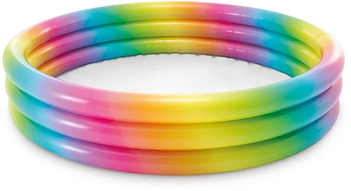 Piscine Rainbow Ombre 147x33 cm, capacité 330 l, 3 anneaux, dès 2+