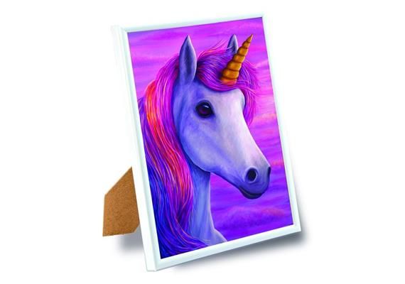 Crystal art Licorne 21x25 cm avec cadre