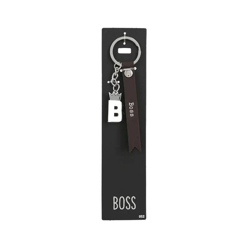 Porte-clés en cuir "Boss"