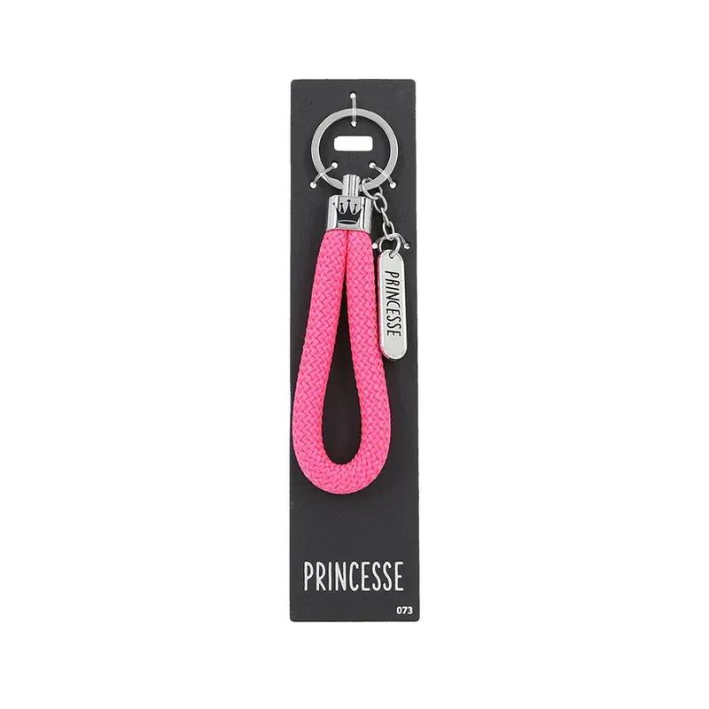 Porte-clés rose pink "Princesse"
