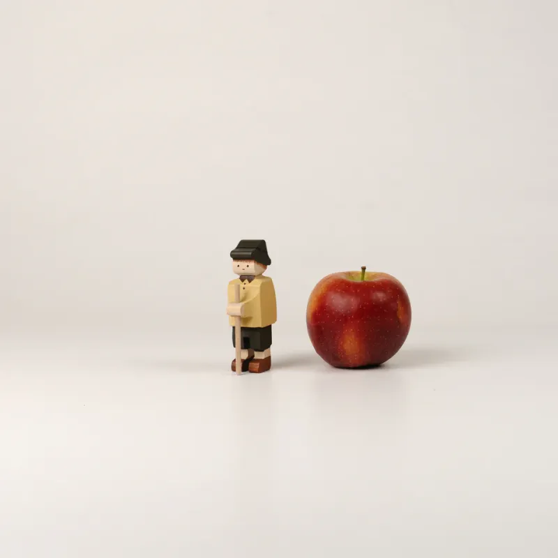 Trauffer Figurine Peter 3015 en bois, fabriqué en Suisse