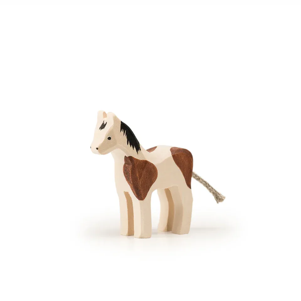 Trauffer Cheval Pinto en bois no 1117, fabriqué en Suisse