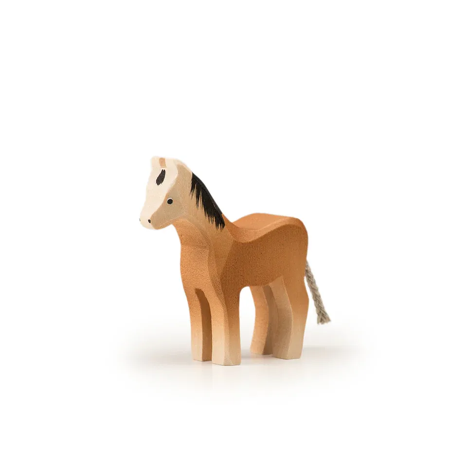 Trauffer Petit Cheval en bois no 1103, fabriqué en Suisse