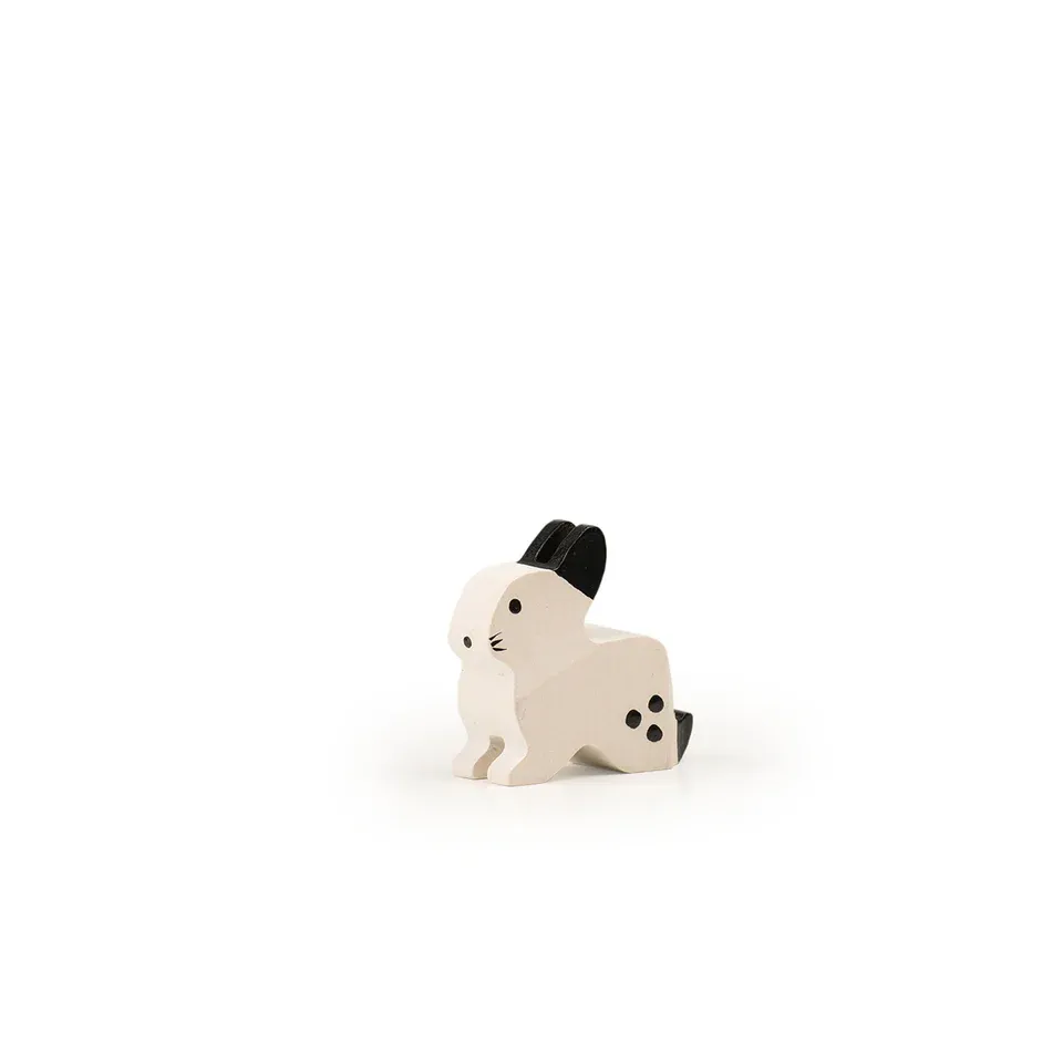 Trauffer Lapin blanc en bois no 1316, fabriqué en Suisse