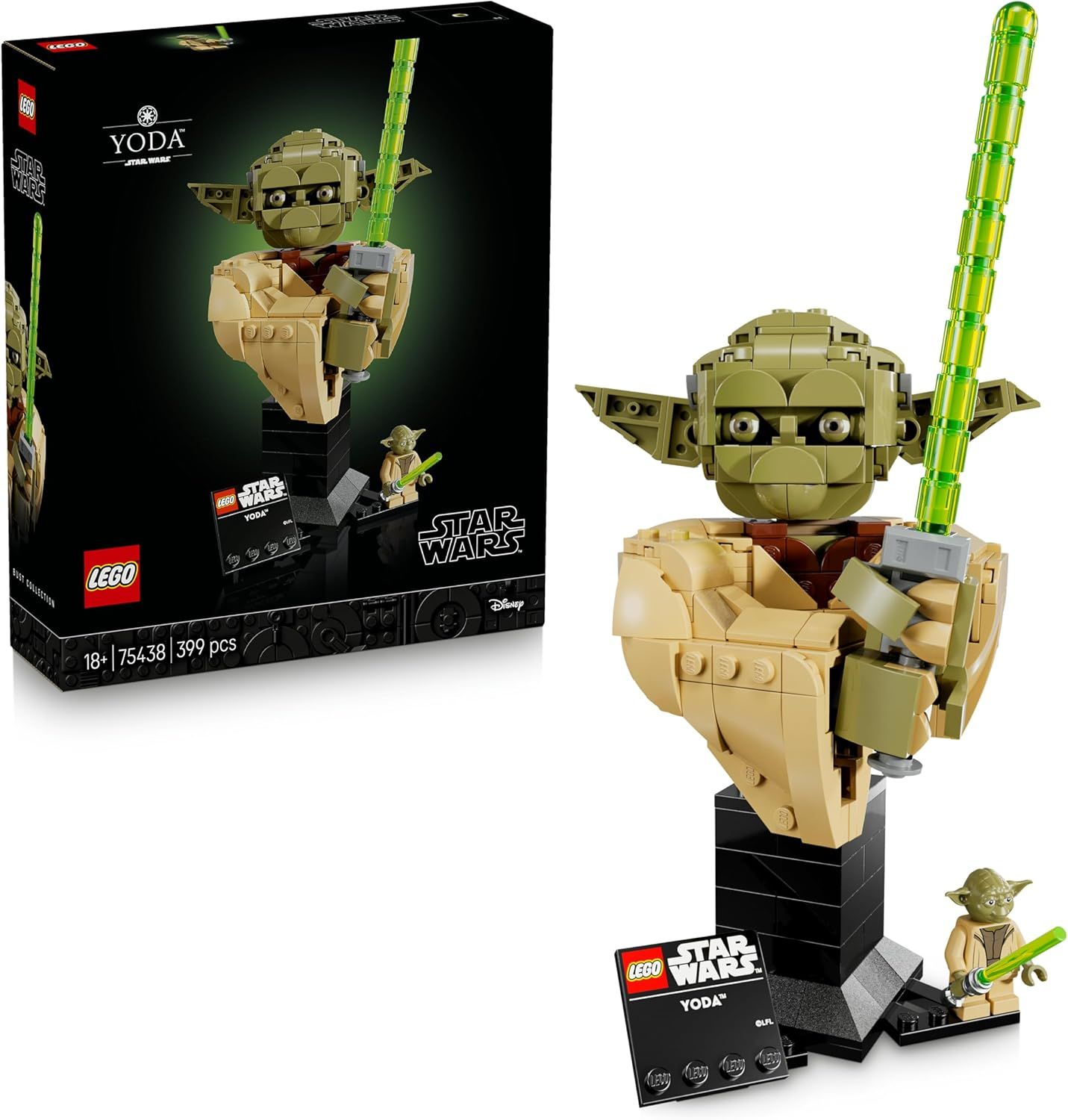 LEGO Star Wars 75438 Le Buste de Yoda
