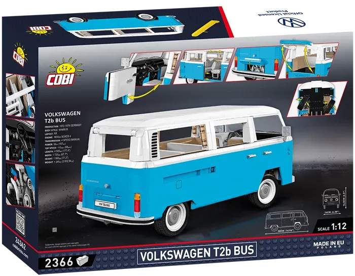Cobi 1:12 VW T2b Bus / 2366 pcs Volkswagen