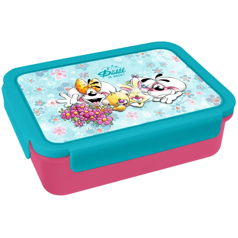 Diddl Boîte à repas compartimentée bleu, lunchbox