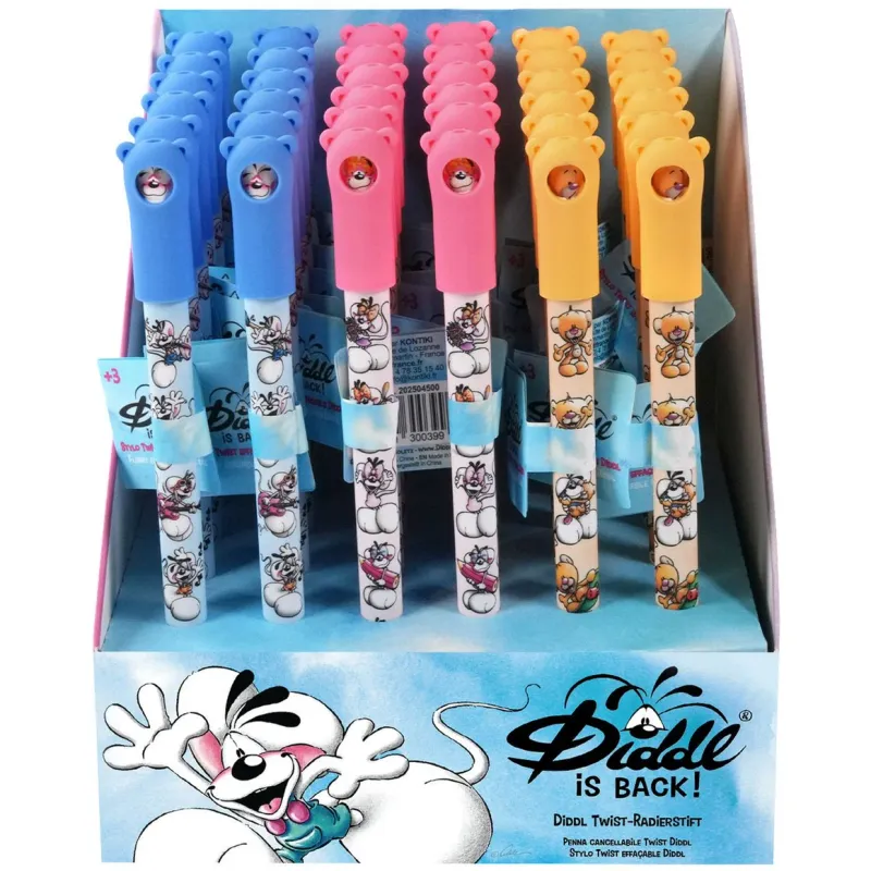 Diddl Stylo Twist, encre effaçable