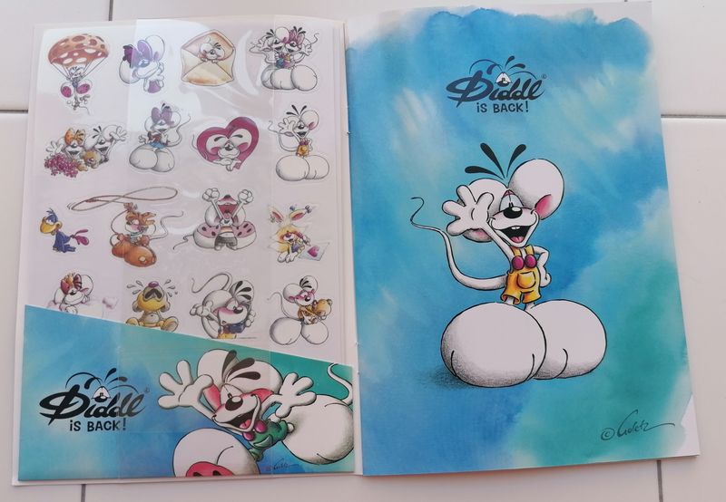 Diddl Carnet avec autocollants