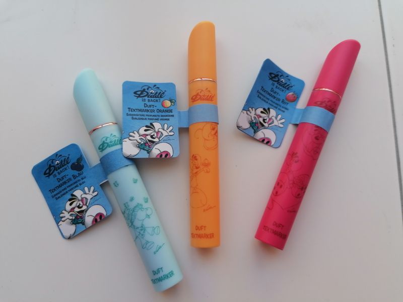 Diddl Stylo marqueur parfumé, à choix, 3 modèles différents