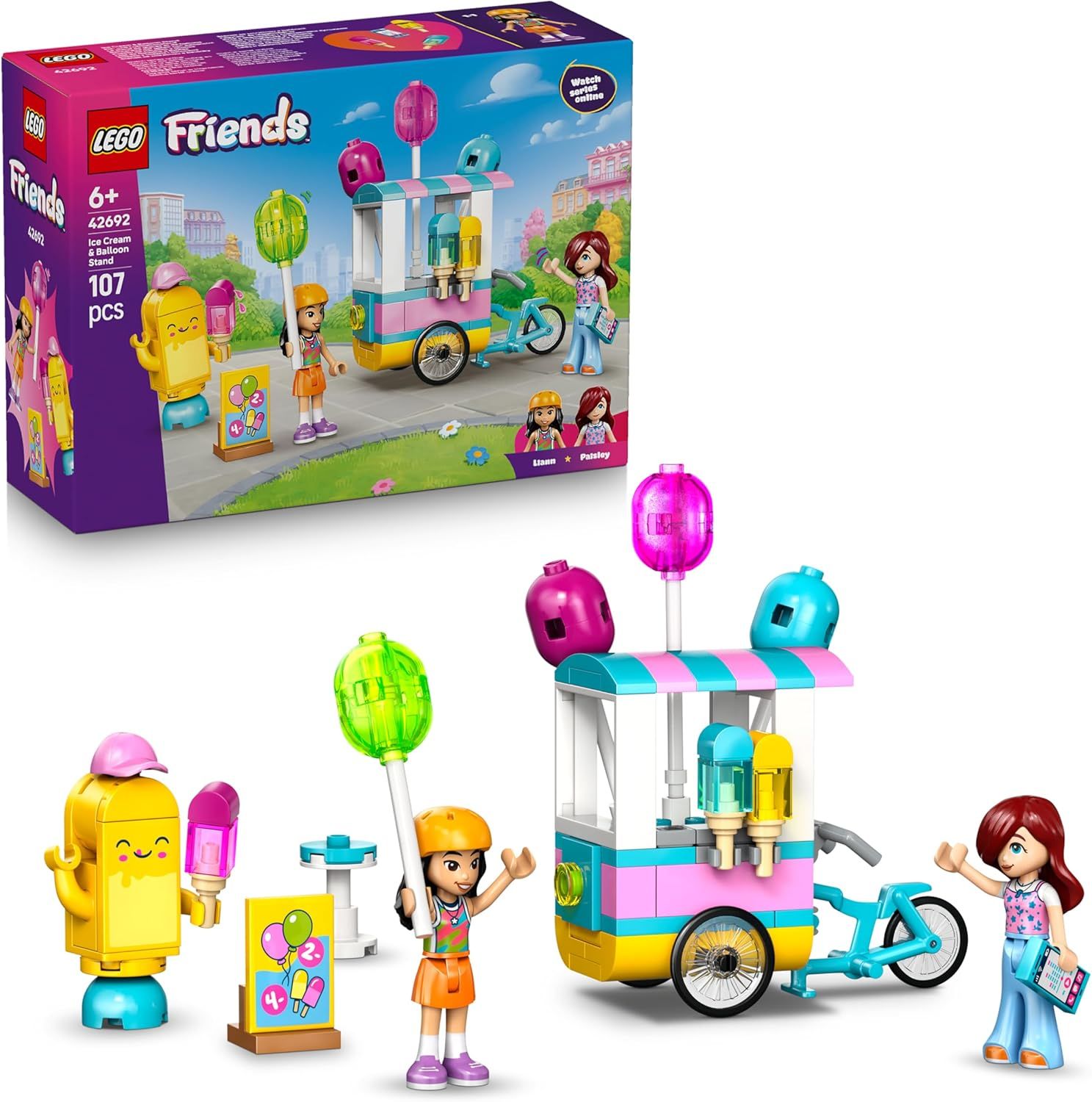 LEGO Friends Le Stand de Glaces et de Ballons