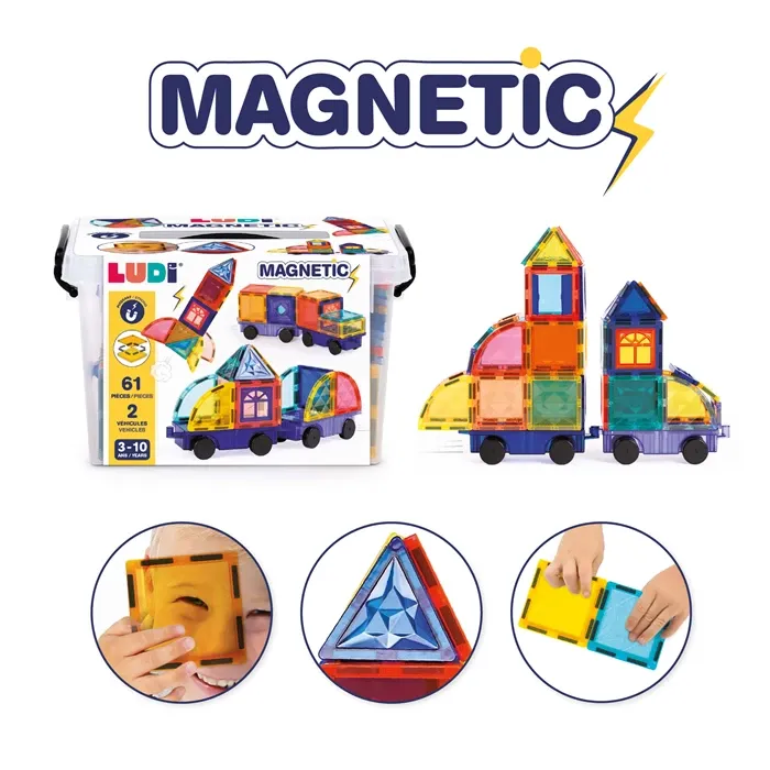 Ludi MAGNETIC COFFRE VEHICULES MAGNETIQUES