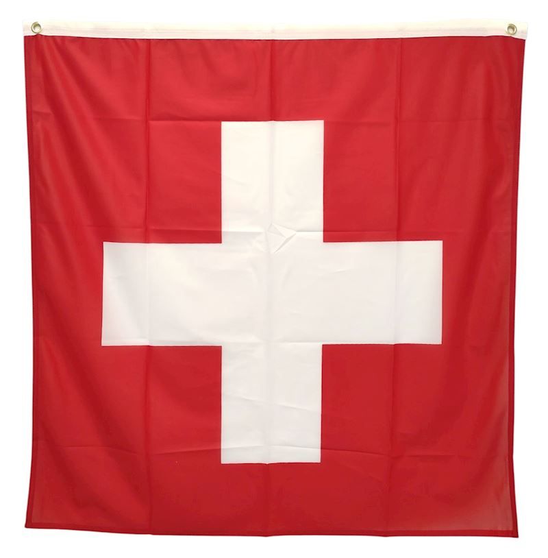 Drapeaux Suisse 150x150 cm, pour le mât, pour la fête Nationale