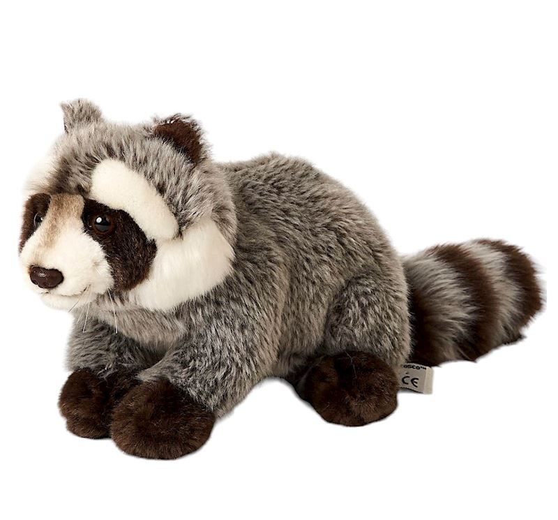 Peluche raton laveur 25 cm