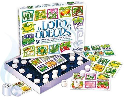 Sentosphère - Le Loto des Odeurs - Jeu Sensoriel - Kit de Loisir Créatif - Activité manuelle enfant - 30 odeurs à découvrir - à partir de 4 ans - Fabriqué en France